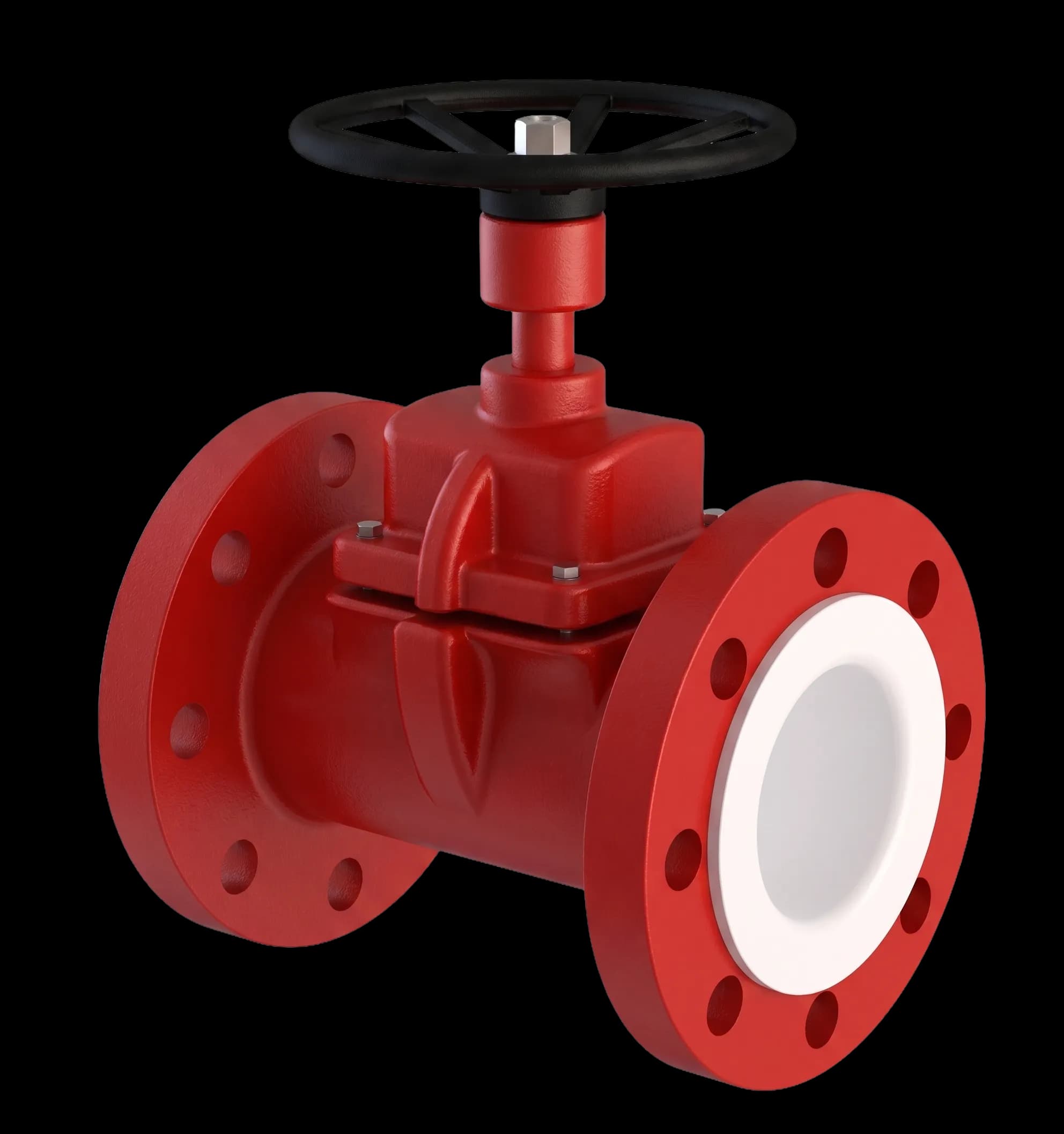 PFA Lined Diaphragm Valve